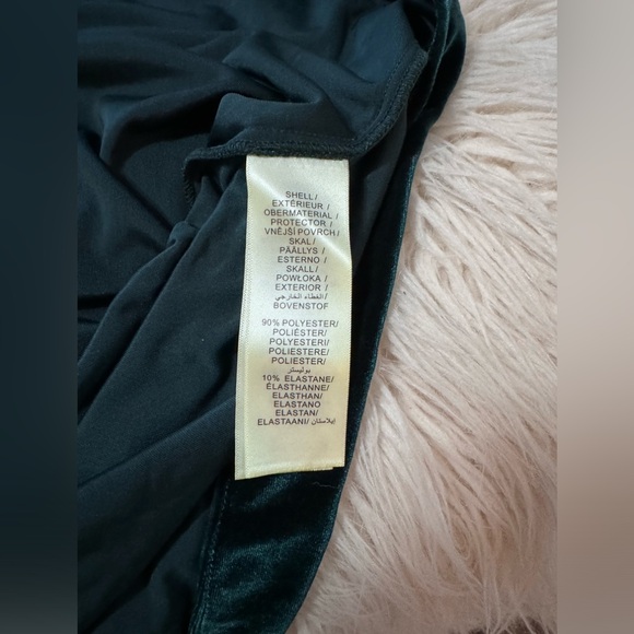 Adrianna Papell Women's Beaded Velvet Mermaid Gown hunter green size 14 NWT - Picture 6 of 16